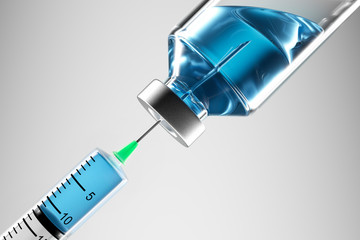 Syringe and vaccine