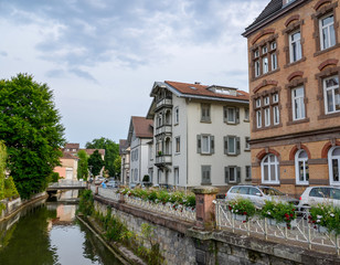 Fototapeta na wymiar old houses in esslingen, germany