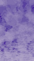 Background of abstract purple color smoke. The wall of purple fog. 3D illustration