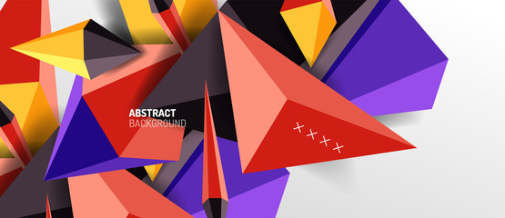 Trendy simple triangle abstract background, dynamic motion concept. Vector Illustration For Wallpaper, Banner, Background, Card, Book Illustration, landing page