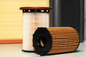 Auto filters. New parts for the car.