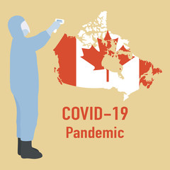 Coronavirus COVID-19 Canada Pandemic Scan People
