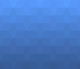 Blue geometric abstract background. Extruded texture.