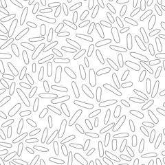 Pattern of contour sticks on a white background.