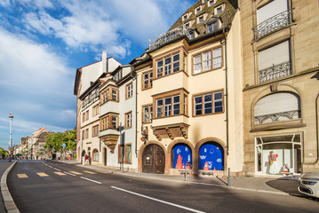 Fototapeta na wymiar View of historic district in Strasbourg. France