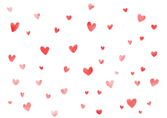 ハート　水彩　テクスチャ　背景