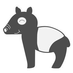 Tapir cartoon design, animal and wildlife