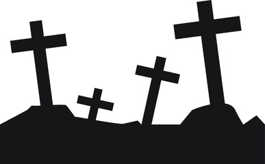 Graveyard vector icon