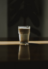 cup of coffee on the table