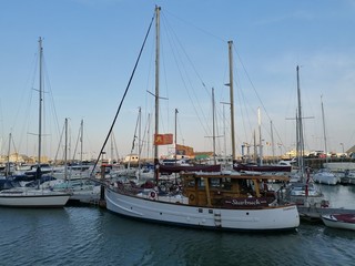 Fototapeta premium boats in the harbor