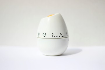 white egg cooking timer