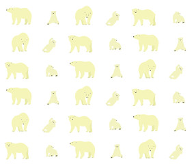 Illustration of a polar bear