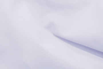 Fototapeta premium Clear background of cloth white in macro and blur background perfect for space for text