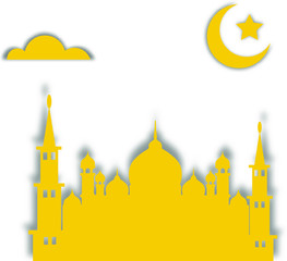 bismillahirrahmanirrahim calligraphic gold color special ramadan
