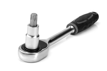 .Professional tool for car repair and maintenance isolated on a white background.