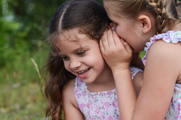 Two sisters play games