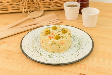 Russian salad tapa image