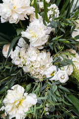 beautiful flower decoration at the wedding