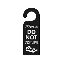 hotel sign, do not disturb hanging sign