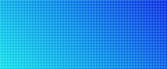 Abstract geometric background. Bright blue square mosaic pattern backdrop