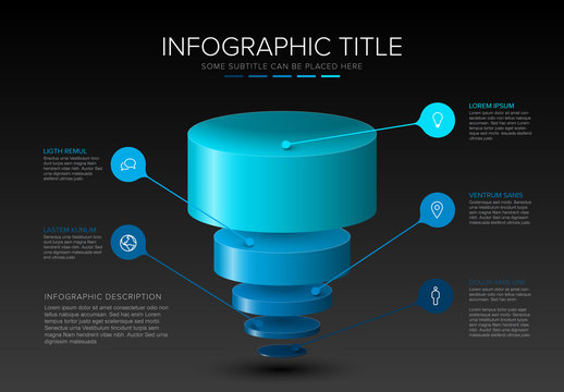 Layers Funnel Infographic Layout