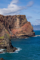 Fototapeta na wymiar cliff at Sao Lourenco; Madeira