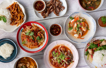 Thai Food Mixed Dishes