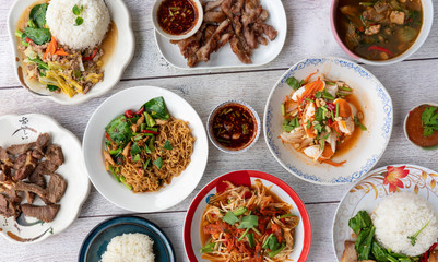 Thai Food Mixed Dishes