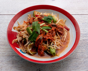 Thai Food Mixed Selection 