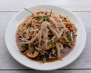 Thai Food Mixed Selection 