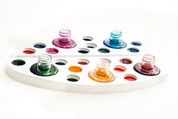 colorful watercolor painting home drawing