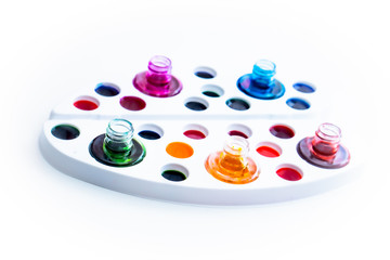 colorful watercolor painting home drawing