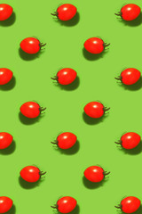 Obraz premium Tomatoes on colorful background