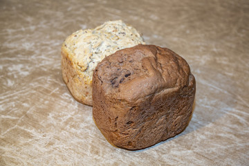 Homemade freshly baked hot bread with a delicious crisp