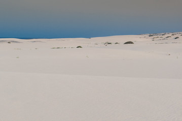 sunset desert of Fuerteventura canary archipelago