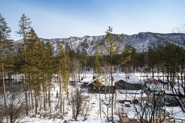 Obraz na płótnie Canvas View of Altay mountains