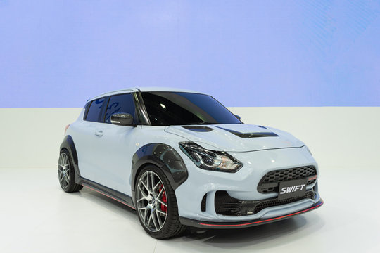 Bangkok, Thailand - April 29, 2020 : Suzuki New Swift Sport. New Version Subcompact Car B Segment Produced By Japanese Manufacturer Suzuki