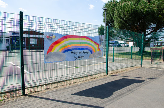 Luton, United Kingdom, April, 26, 2020 - Pirton Hill Junior School 