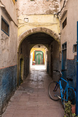 Street with an underpass, Essaouira
