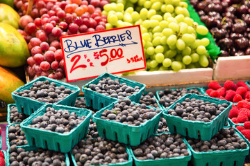 Fresh Food Offering at Seattle Pike Place Market, Washington