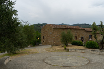 View of the house where Leonardo Da Vinci was born