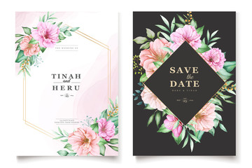 elegant cherry blossom wedding invitation theme