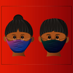 Cara abuelos con tapabocas