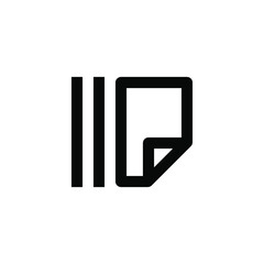 Documents isolated minimal single flat linear icon for application and info-graphic. Catalog line vector icon for websites and mobile minimalistic flat design.