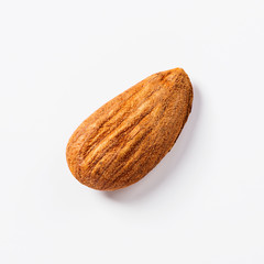 almond on white background