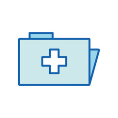 File with cross line and fill style icon vector design