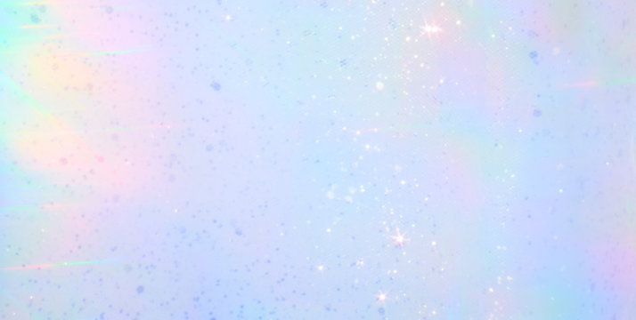 Glitter On Rainbow Background