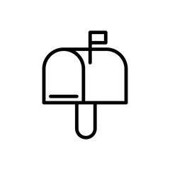 mail box icon vector template