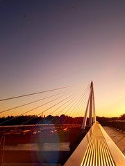 Fototapeta na wymiar Bridge between two cultures | Germany - France | Kehl - Strasbourg