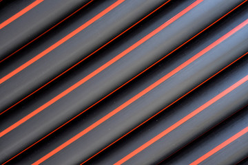 Obraz premium red and black striped background